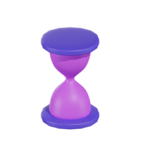 Sanduhr-Technologie 3D-Illustrationen png