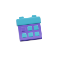 Calendar Essential 3D Icon Illustrations png