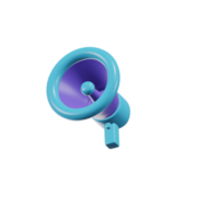 Megaphone Essential 3D Icon Illustrations png