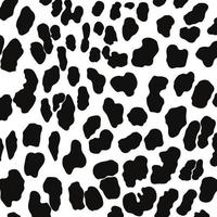 Black and white cheetah Seamless Print Pattern for printing, cutting, and crafts. vector