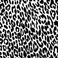 Vector black leopard, cheetah and jaguar print pattern. Animal skin print pattern design.