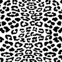Vector black leopard, cheetah and jaguar print pattern. Animal skin print pattern design.