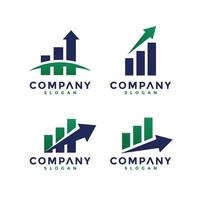 Finance up bundle logo graphic vector