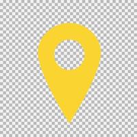 Travel Map pin sign location vector icon