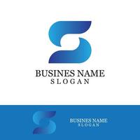 Business corporate S letter logo vector