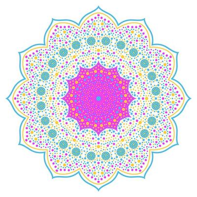 Dot Mandala Vector Art, Icons, and Graphics for Free Download