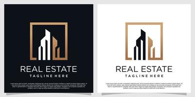 Real estate logo design with creative concept Premium Vector part 4