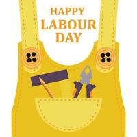 happy labour day vector