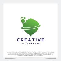 Shield icon logo design premium vector