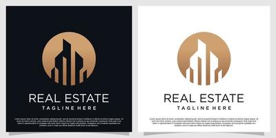 Real estate logo design with creative concept Premium Vector part 2