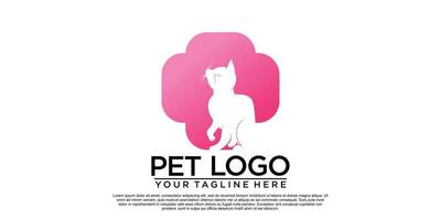 diseño de logotipo de mascota con vector premium de estilo único creativo parte 1