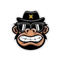 MONKEY FUNKY LOGO vector