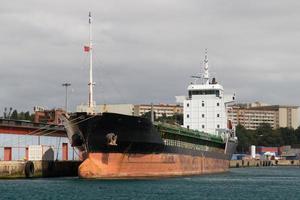 Cargo Ship in Istanbul photo