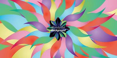 wonderland background full color, sustaible use for tourism event, activities, nature events, festival event, etc vector