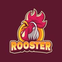 Rooster mascot logo good use for symbol identity emblem badge and more vector