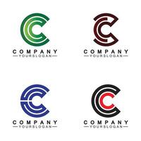 C Letter Logo Template vector