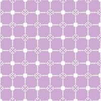 Seamless pattern with white dots and snowflakes. on a pastel purple background vector