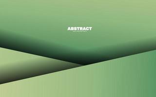 Abstract green color overlap layer background vector