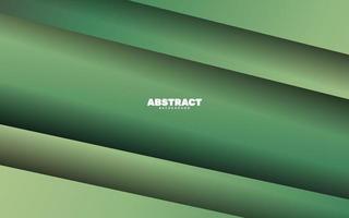 Abstract green color overlap layer background vector