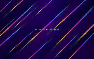 Abstract geometric with lines colorful background vector