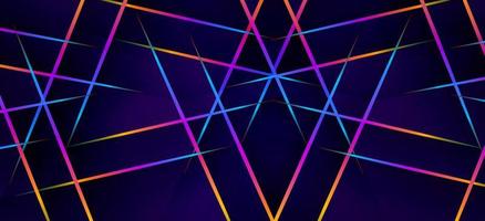 Abstract geometric with lines colorful background vector