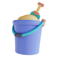 3D-Darstellung Sandschaufeldosen png