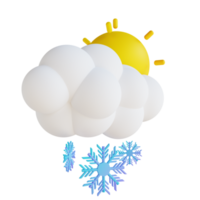 3d illustration dagtid snö png