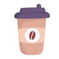 paper cup of coffee vector