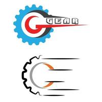 Gear Logo Template vector icon illustration design