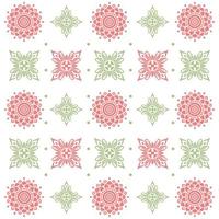 Modern Mandala Pattern Design With White Background vector