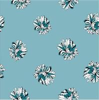 Pastel floral seamless pattern vector file