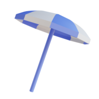 parapluie de plage illustration 3d png