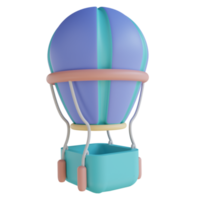 3D illustration air balloon png
