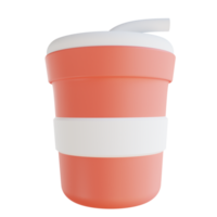 3D-Darstellung Eisgetränk