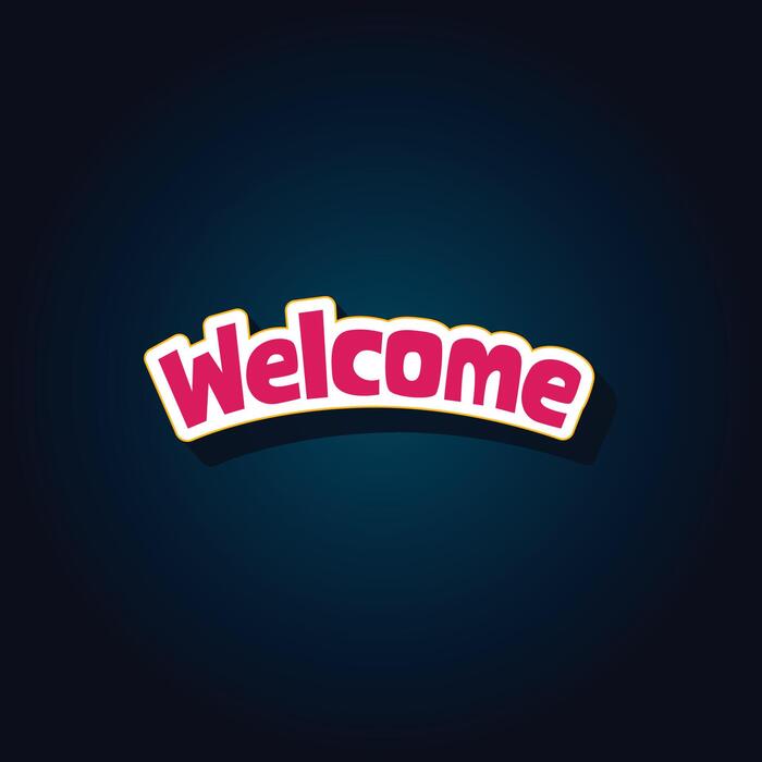 Welcome Text Vector Art, Icons, and Graphics for Free Download