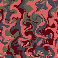 Fondo abstracto manchas de pintura caótica vector patrón sin costuras