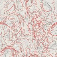 abstract background doodle tangled lines vector seamless pattern
