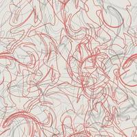 abstract background doodle tangled lines vector seamless pattern