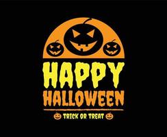 Happy Halloween Vector T-shirt Design