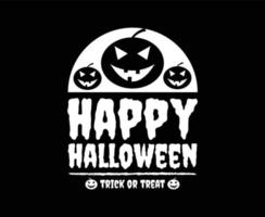 Happy Halloween Vector T-shirt Design