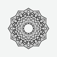 Mandala design background vector