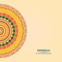 Mandala design background vector