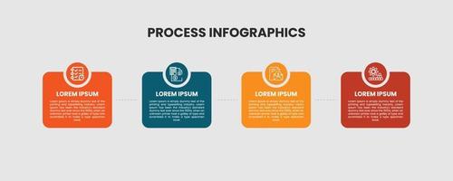 diseño de infografía empresarial vector