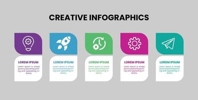 Business infographic design vector