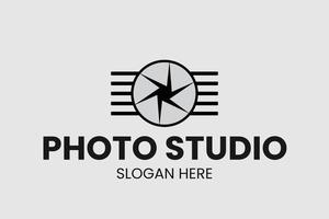 Photography logo for photographers vector