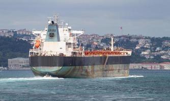 Cargo Ship in Istanbul photo