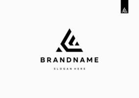 logo design with minimal creative modern shape vector