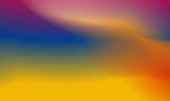 Beautiful gradient background pink, blue and yellow smooth and soft texture vector