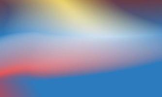 Beautiful gradient background yellow, red and blue smooth and soft texture vector