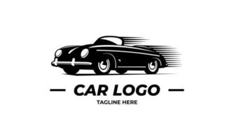 logotipo muscular. servicio de reparación de automóviles, restauración de automóviles y elementos de diseño de clubes de automóviles. vector